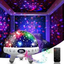 Kids Sound Machine Night Light Projector - 29 Soothing Sounds, White Noise, St