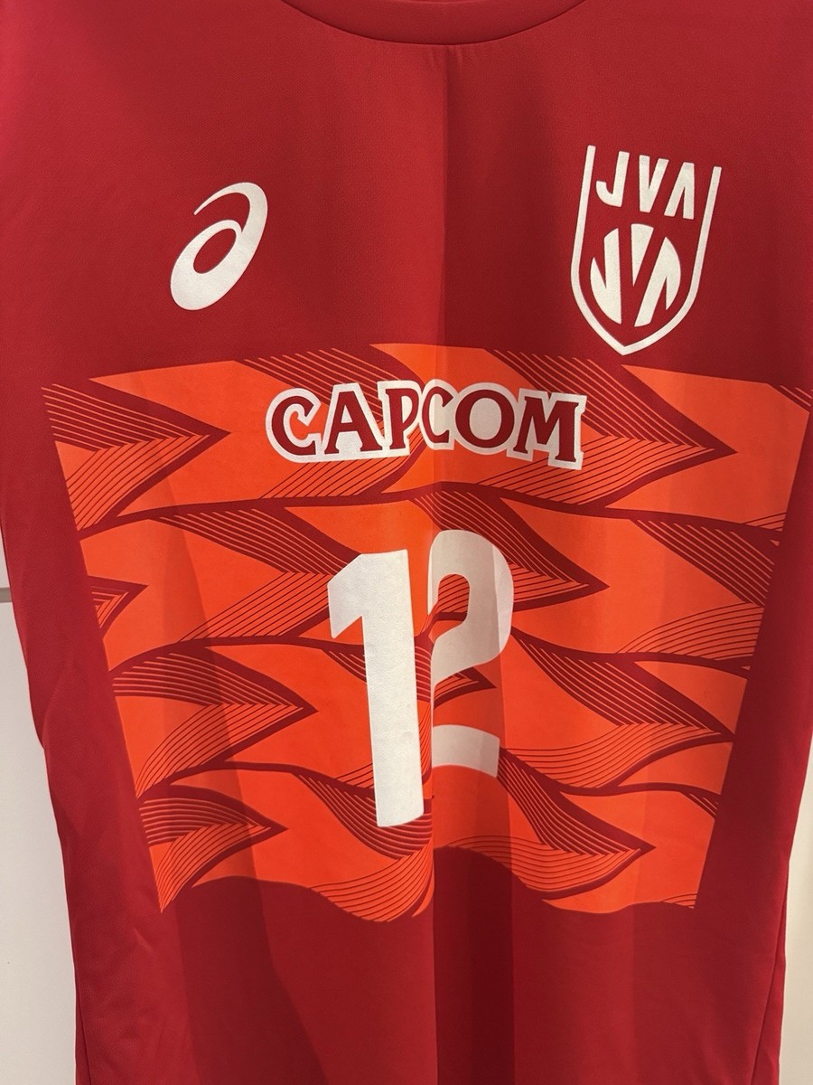 Ran Takahashi T-shirt Men's volleyball Japan L size ASICS Suntory