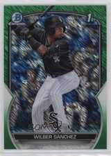 2023 Bowman Chrome Prospects Green Shimmer Refractor /99 Wilber Sanchez 1g5d