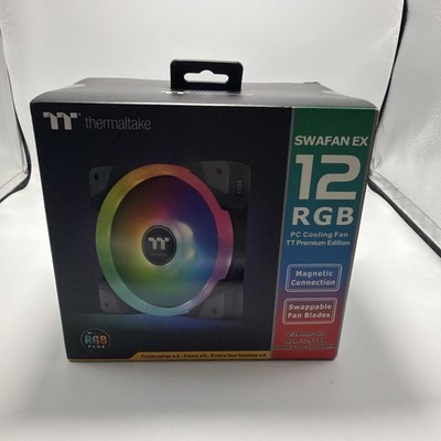 Thermaltake SWAFAN EX 12 ARGB PC Cooling Fan, 3-Fan pcak, 500~2000 RPM,