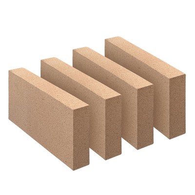 Bricks Woodstove Firebricks Size 9x 4-1/2x 1-1/4 4Pack Insulating Fire Bricks Cl