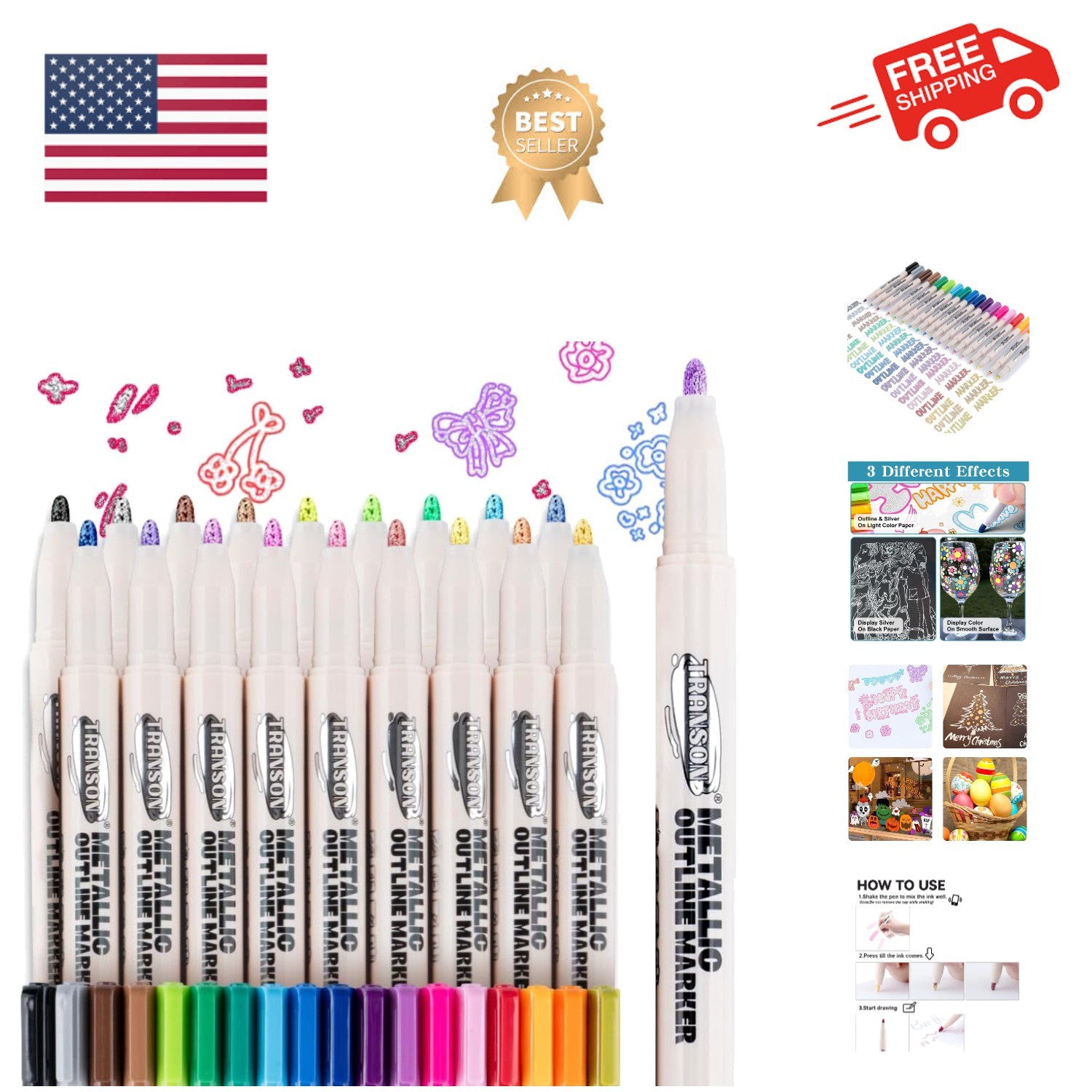 With Metallic For Fun Art Drawing Craft Diy
