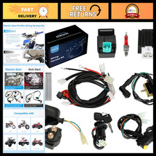 Electric Start Wiring Harness for 110cc 125cc Pit Bike ATV - High Performance Up