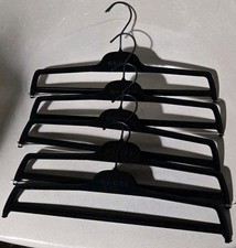 Gucci Authentic Set Of 5 Plastic Felt Covered Pants Hangers