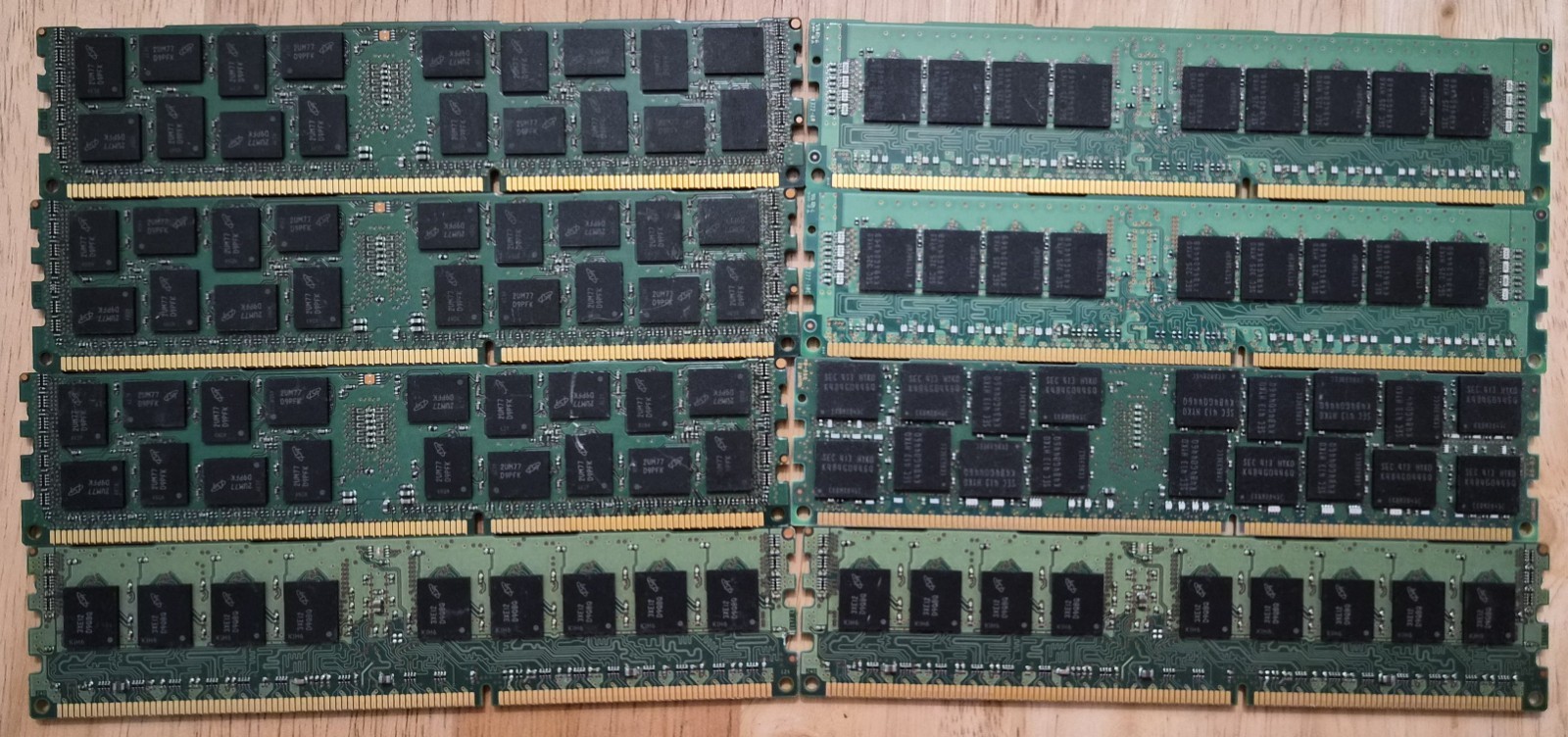 как выглядит 72GB 16GB 7x 8GB HP/Samsung/Micron DDR3 Server Memory, DIMM, PC3, Registered фото