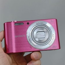 Sony Cyber-shot DSC-W810 Digital Camera 20.1MP 6X Optical Zoom Compact - Pink