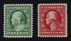CKStamps: US Stamps Collection Scott#374 Mint H OG #375 Mint VLH OG
