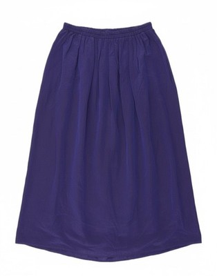Mirror Damen Faltenrock A-Linie UK 12 Medium W30 blau Viskose BN08