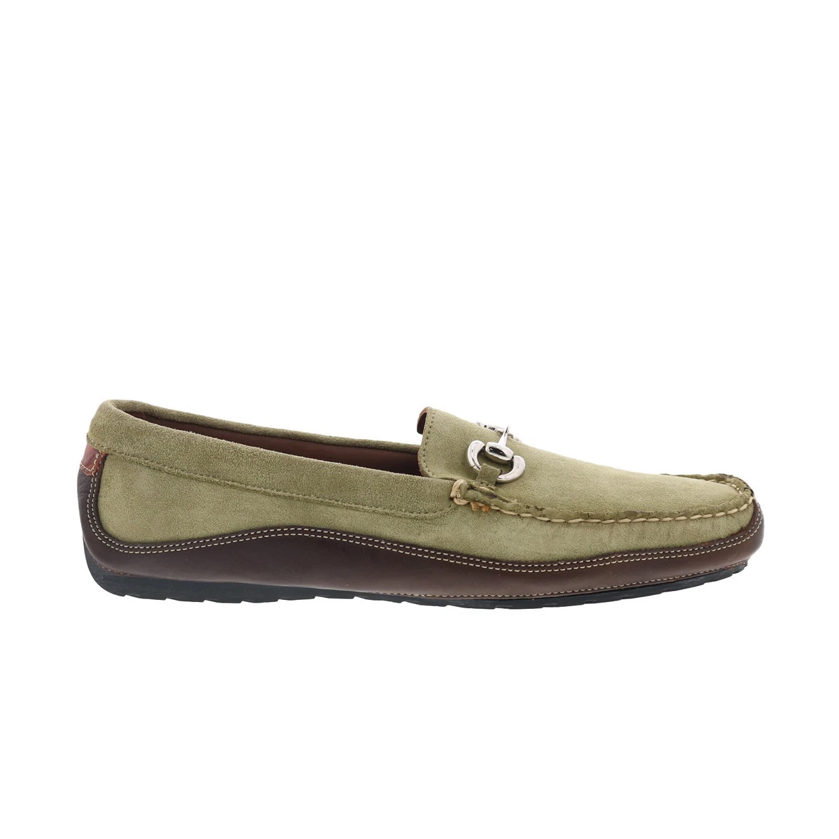 Green Moccasin Suede Casual Shoes for Men for sale | eBay display picture 3