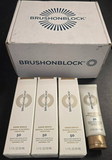 4-Pack Brush On Block Tinted Mineral Sunscreen Moisturizer SPF 50 1.7oz, PA   