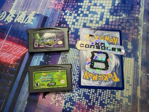 SpongeBob SquarePants Battle for Bikini Bottom Danny Phantom Ultimate Enemy GBA