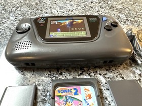 Sega Game Gear - Works, Recapped, LCD Screen Mod, Glass Lens, Clean Shell +more