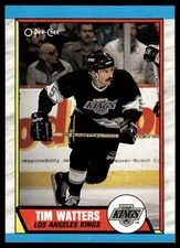 1989-90 O-Pee-Chee Tim Watters Los Angeles Kings #212