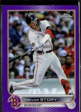 2022 Topps Chrome Update #USC16 Trevor Story Purple Refractor