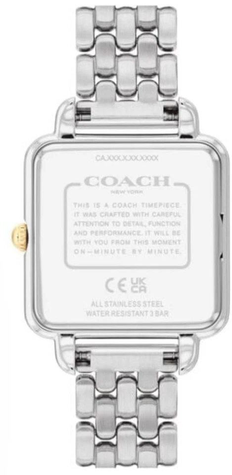 COACH 14504496 Womens Cass Tri-Tone St Two Tone 28mm - Image 3 of 4