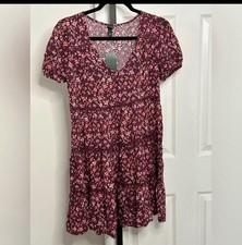 Wild Fable Floral tiered, dress size extra small