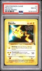 1999 Pokemon Black Star Movie Promo Pikachu #4 PSA 8 NM-MT WOTC