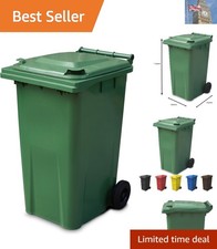 Image of Durable 240L Green Wheelie Bin - Reliable Household Waste Disposal Solution