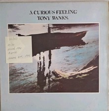 Tony Banks A Curious Feeling Vinyl Record LP VG/VG CAS1148 1979
