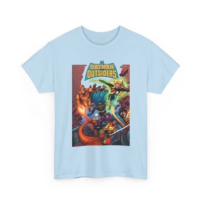 Batman and the Outsiders T-Shirt Vintage-Style Jim Aparo Art DC Comics Geo-Force