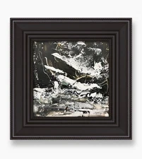 Irish Atlantic Swell Moody Abstract Seascape Painting Textured Ocean Expression