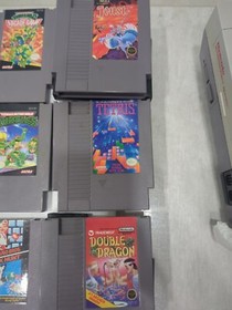 Nintendo NES-001 Japan Control Deck & 9 Games Rambo Super Mario Ships Free RK2