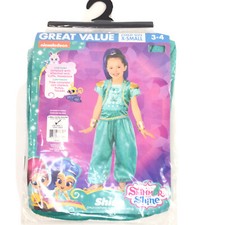 Shimmer And Shine Genie Toddler Costume Size XS 3 / 4 Halloween Pretend Play