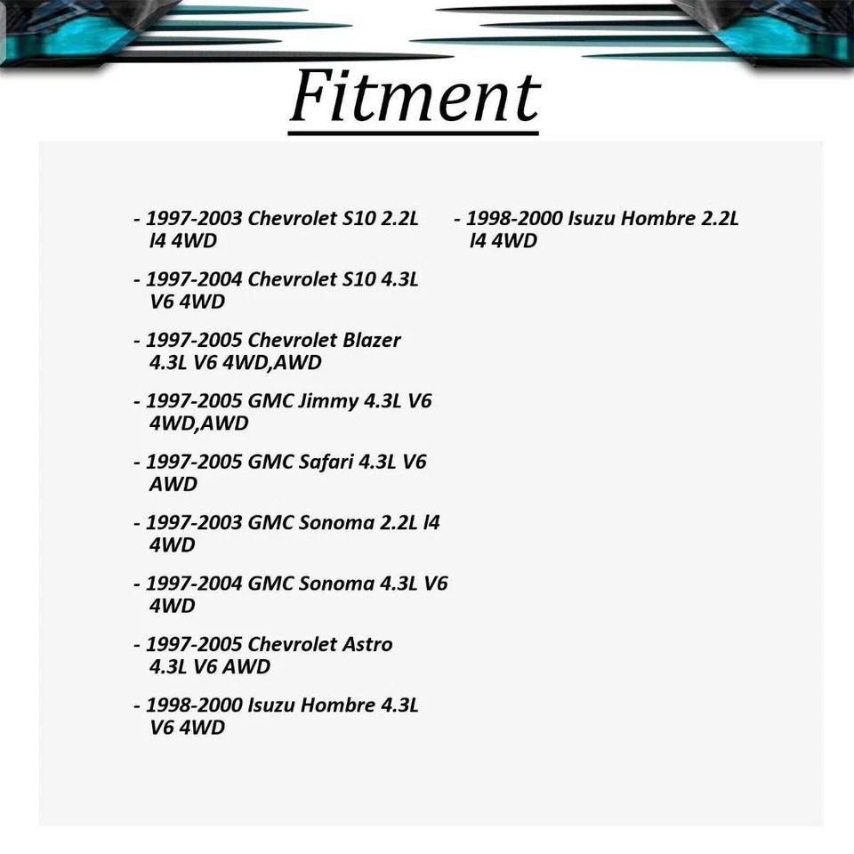 Sello del eje delantero para Chevrolet S10 2,2 L 4x4 1997-2003 Foto 2 de 4