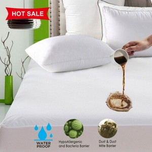 Super King Size Mattress Protector Sheet Wet Matress Cover Waterproof Washable