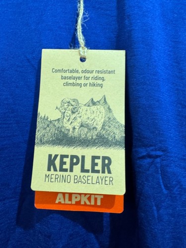 Kepler Men’s Short Sleeve Merino Baselayer, Size Large, New, RRP £50, B14 - Picture 2 of 3