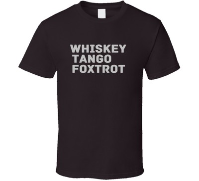 Whiskey Tango Foxtrot WTF Funny Pilot & Aviation Phonetics T-Shirt 