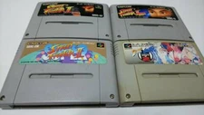 Capcom Street Fighter Ⅱ Turbo Super ZeroⅡ Set Nintendo Super Famicom SFC Used