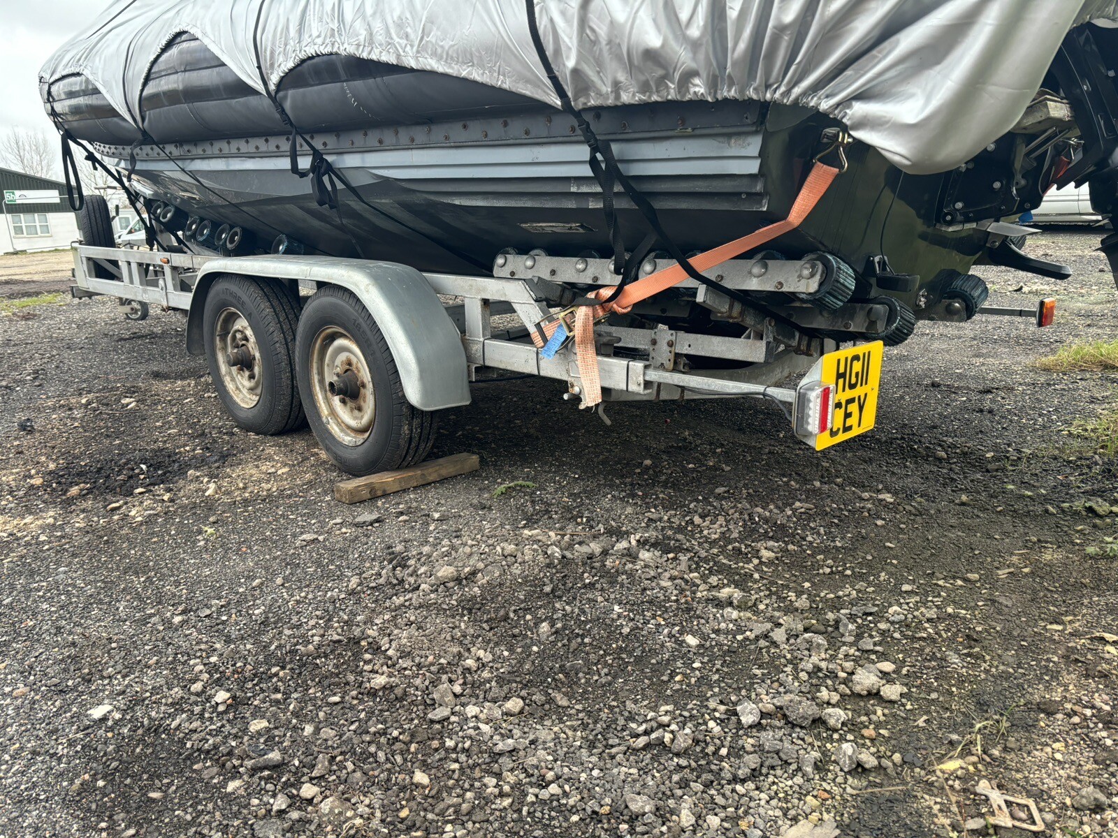 Indespension twin axle boat trailer eBay