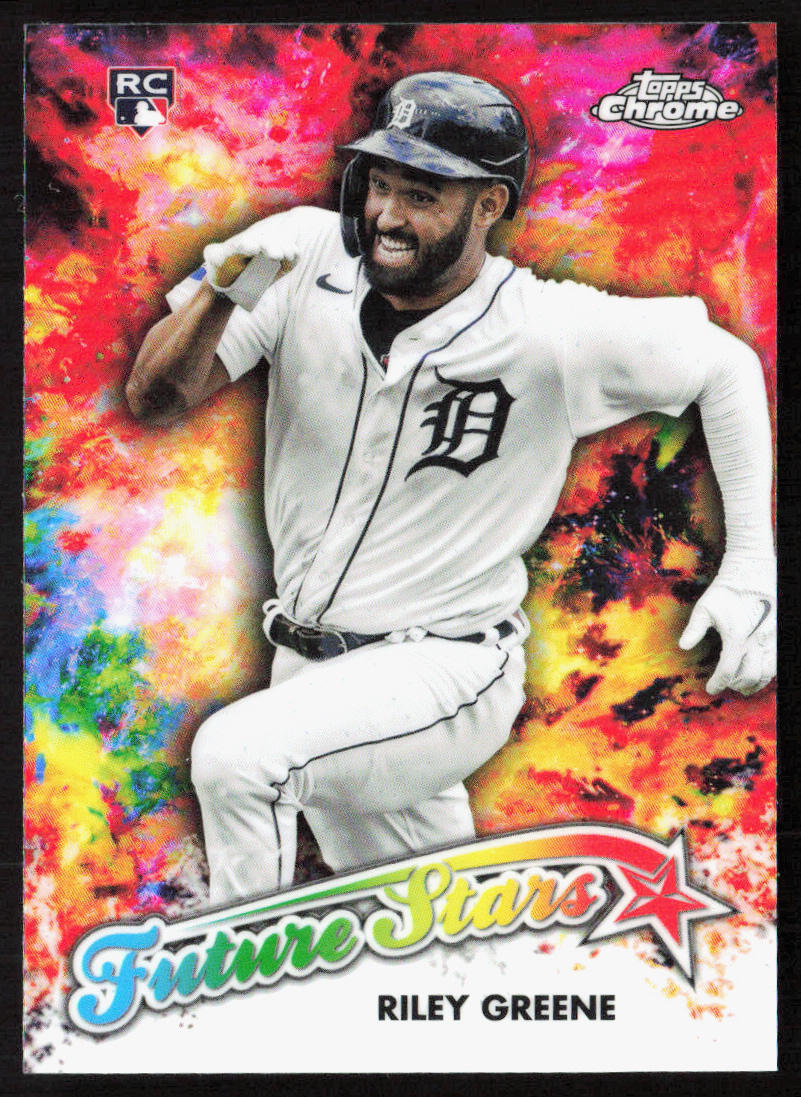 2023 Topps Chrome Riley Greene Future Stars Rookie Card RC #FS-19 Detroit Tigers