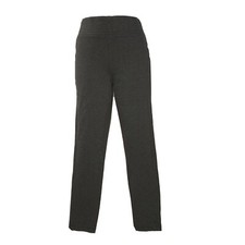LOFT Legging Pant LARGE Charcoal Gray Pull On Stretch Skinny Ankle Career Casual