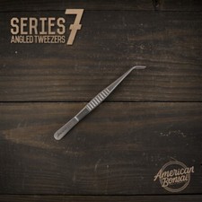 American Bonsai Stainless Steel ANGLED Tweezers: Series 7