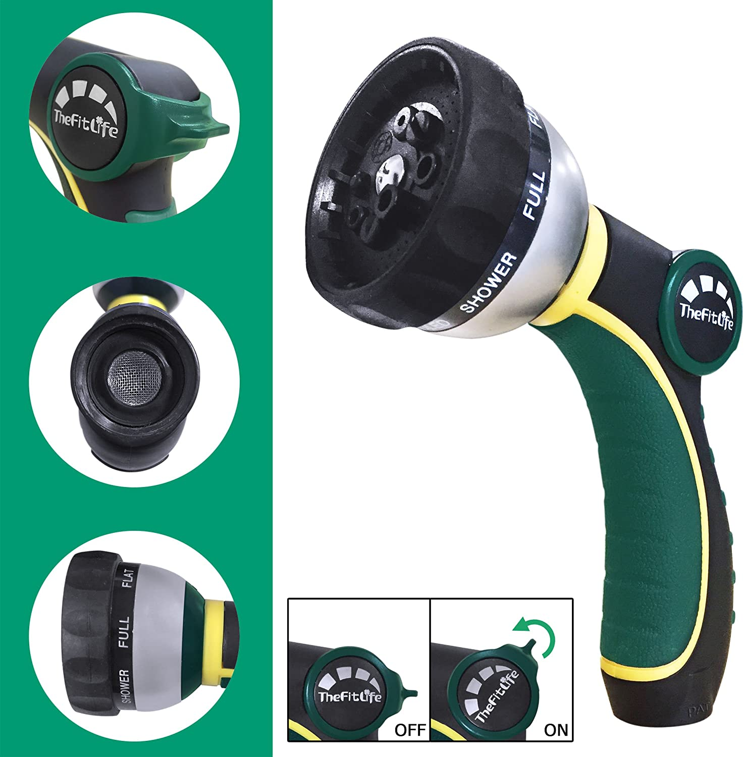 Flexible metal garden hose upgrade leak and fray resistant design ebay