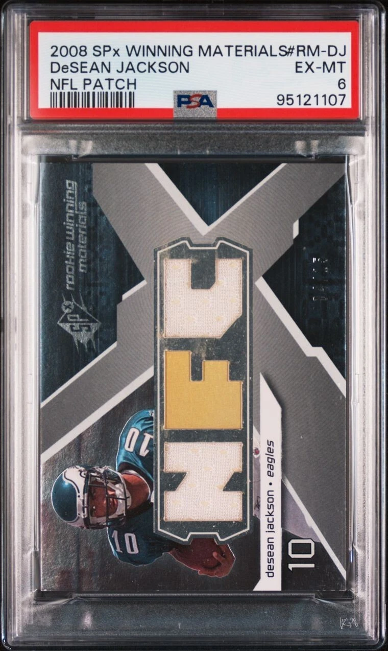 DeSean Jackson SPx Winning Materials #RMDJ NFL Patch