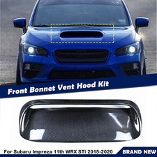 Carbon Fiber Air Scoop Bonnet Vent For Subaru Impreza 11th Wrx Sti 2015-20 2016