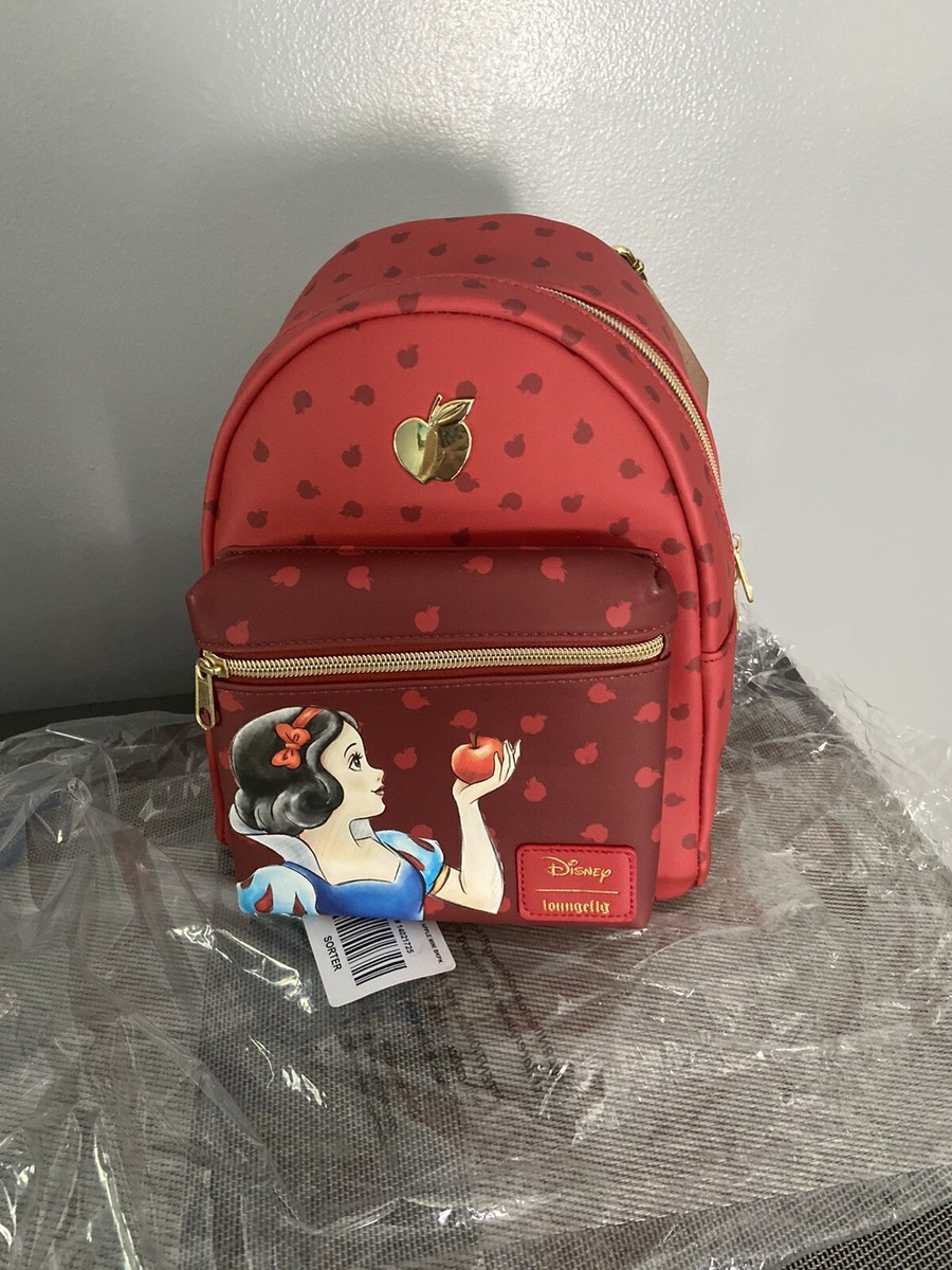 Disney Loungefly Snow White Red Apple Mini Backpack NWT | eBay display picture 2