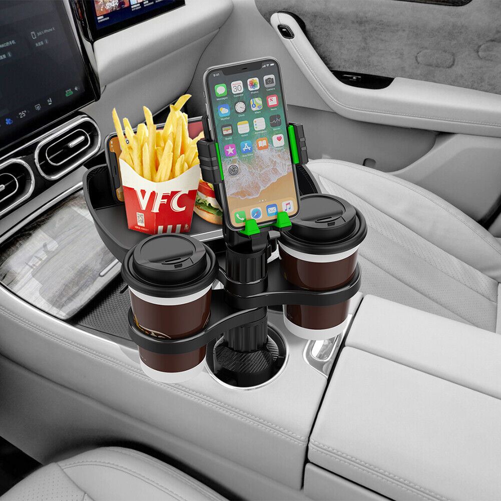 4 in 1 Car Cup Holder 360 Rotating Multifunctional Drink Holder Auto  Accessories