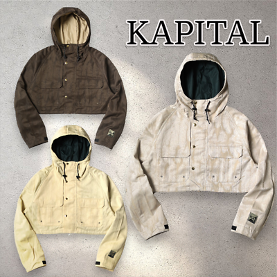 KAPITAL 60/40 Cross Magpie PatternGayle Parka K2503LJ020 Made in