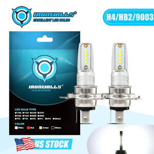 Details about   Pair 9003 H4 LED Headlight Bulbs Kit High-Low Beam Super Bright 55W 8000LM 9-36v 