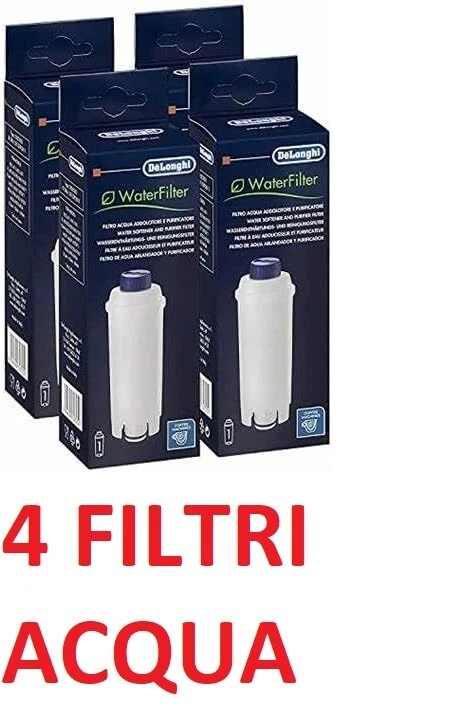 DE'LONGHI DELONGHI 4X FILTRO ADDOLCITORE DLSC002 CAFFETTIERA RIVELIA EXAM ECAM ESAM ETAM