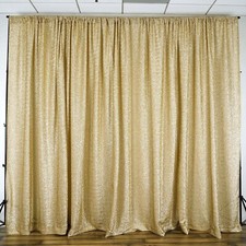 Metallic Champagne BACKDROP 20x10 ft Spandex Party Wedding Decorations WHOLESALE
