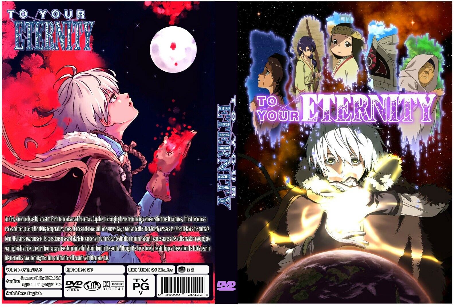 DVD Anime Fumetsu No Anata E (To Your Eternity) TV Series (1-20