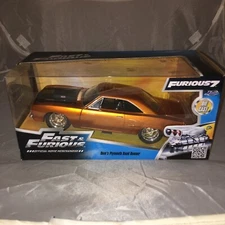 Jada Fast Furious Dom's Plymouth Roadrunner Orange 1:24 Die Cast NEW