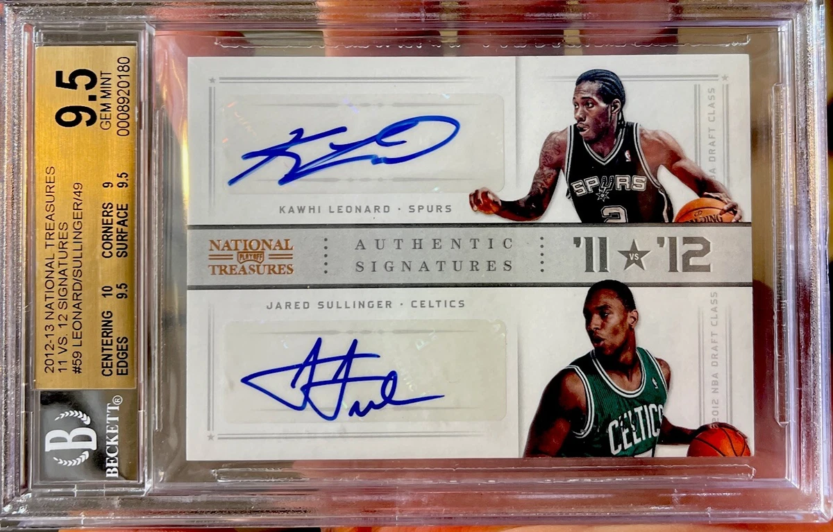 Kawhi Leonard Beckett Grading Services (BGS) 9.5 Graded Basketball 