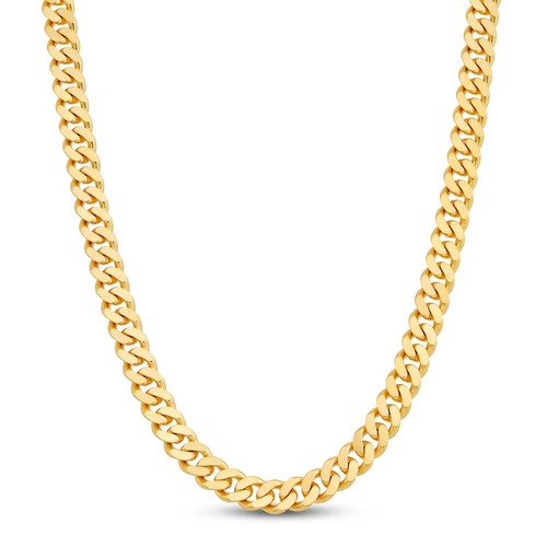 Real 10k Yellow Gold Cuban Link Necklace 9.3mm 24" 56g Men's Chain