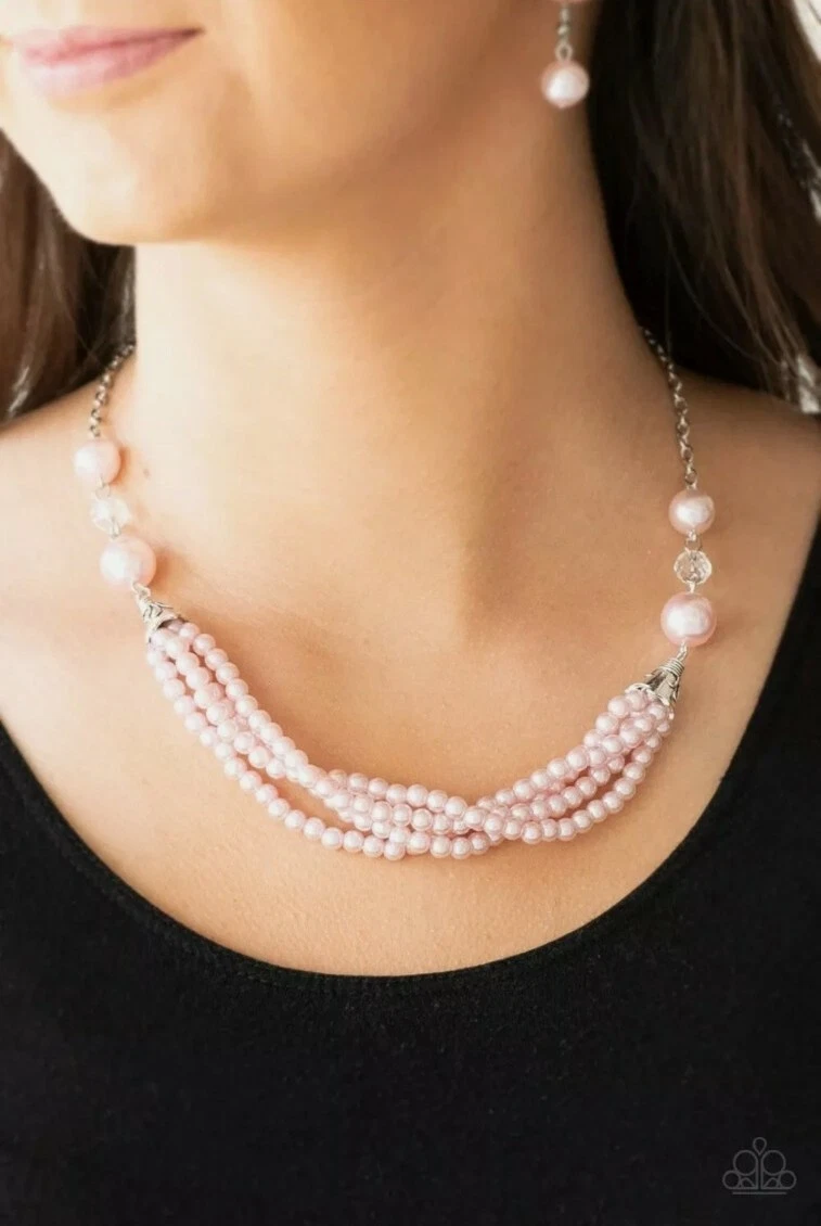 Pearl necklace deals paparazzi
